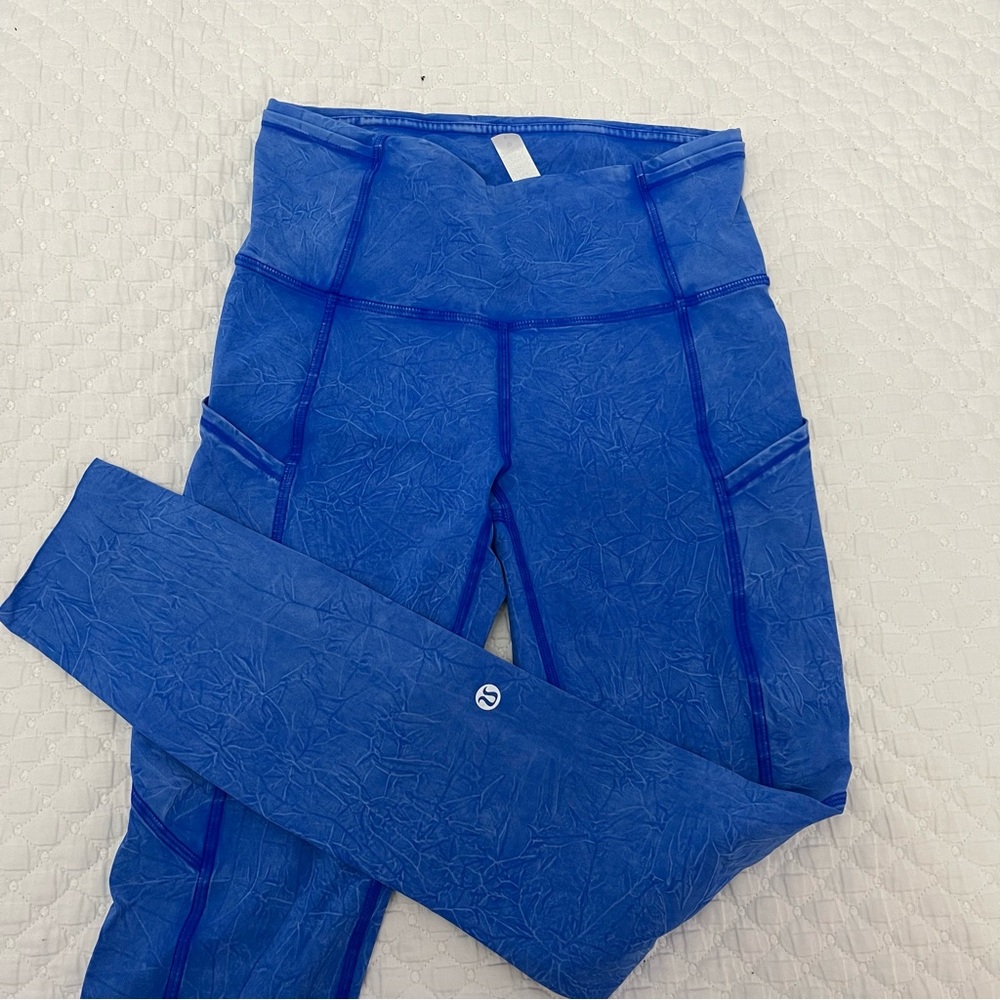 lululemon blue leggings